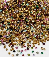 200 Vintage Preciosa Crystal 3mm To 4mm Small Rhinestones - Jewelry Repair J53 picture