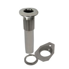 C.E. Smith Screwless Flush Mount Rod Holder - 0 Degree - Black Liner - No Logo picture