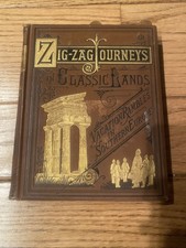 ZIGZAG  JOURNEYS IN CLASSIC LANDS BUTTERWORTH ILLUSTRATED 1882 HC picture