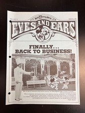 1978 Vintage Rare Disney original Document Eyes and Ears Publication. VOL.8 #10 picture