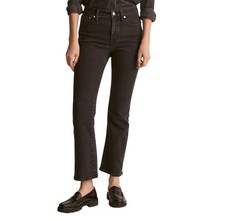 NEW MADEWELL Mid Rise  Kick Out Ankle Jeans Women’s 25 Black Boot Minimalist picture