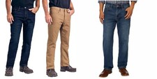 Weatherproof Vintage 1948 Fleece-Lined Jeans Classic Straight Leg picture