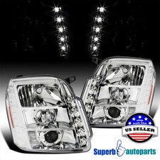 Fits 2007-2014 GMC Yukon XL Denali Hybrid XL Projector Headlights LED Tube 07-14 picture