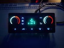 *REBUILT* BLUE LED CLIMATE CTRL 03-06 TAHOE YUKON ESCALADE SILVERADO W/RR DEF picture