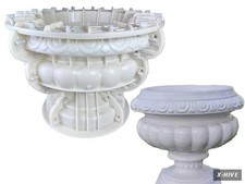 Planters Extra Large Concrete Planter Mold Heavy-Duty Reusable ABS Molds Flower picture