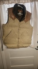 Vintage 70s Rocky Mountain Featherbed Co. Down Vest Size 44 picture