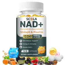 NAD supplement, 1500mg resveratrol containing supplement, 120 capsules USA Ship picture