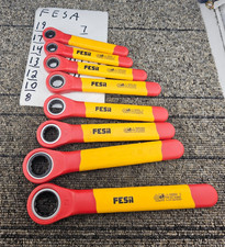 (8 PIECES) FESA Insulated Ratchet Wrench 1000V Box Wrench picture