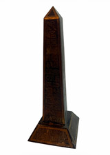 Antique Egyptian Hieroglyphic Obelisk Figurine - Ownership History Not Available picture