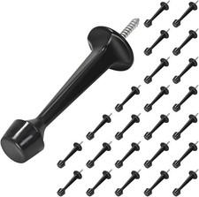 HOMOTEK 24Pack Heavy Duty Solid Rigid Door Stop with Soft Rubber Tip, Zinc Di... picture