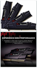 G.SKILL Ripjaws V 128GB 4x32GB DDR4-3600 CL18 RAM F4-3600C18Q-128GVK picture