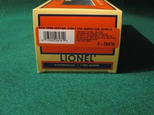 Lionel 6-28470  New York Central Early Era Inspection Vehicle New 3 Rail O Gauge picture