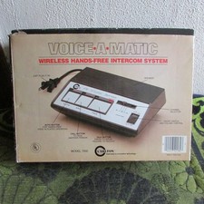 * NOS~ Vintage Carlton Voice-A-Matic Wireless, Hands Free Intercom System # 7050 picture