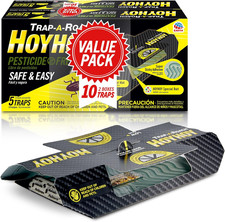 HOY HOY Trap A Roach - 10 Traps [4 Pack] Baited Glue Traps, Great for Home wi... picture