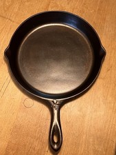RARE Portland Stove Foundry Co. #8 Cast Iron Skillet Clover Logo Restored & Flat picture