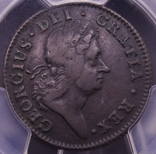 1723/2 Woods Hibernia Halfpenny PCGS VF25 Richard August Collection Colonial picture