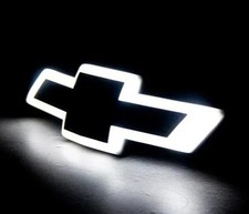 2016–2018 Chevy Silverado LED Lighted Front Grille Emblem Black Finish  picture