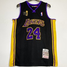 Kobe Bryant #24 Los Angeles Lakers Stitched Basketball Jersey Black S-2XL picture