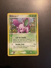 Vintage Pokemon 2004 Nidoran M 71/112 FireRed & LeafGreen Reverse Holo LP picture