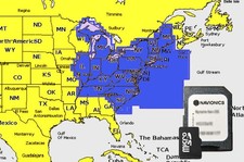 2026 Navionics+ Plus microSD+SD Chart Card Maps U.S. East Lakes,Rivers,Coastals picture