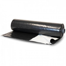 Farm Plastic Supply - Silage Tarp 6 mil Black/White Plastic Sheeting picture