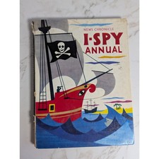 1955 The I-SPY Annual Number Two News Chronicle Vintage Hardcover Pirate Book picture
