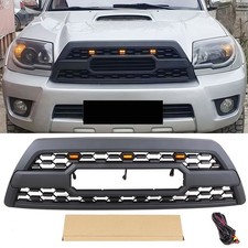 Black Front Grille Fits For Toyota 4Runner 2006-2009 Bumper Grill With Led Light picture