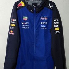 F1 Red Bull Racing Men's Blue Replica Team Jacket Castore Hooded 3XL NWOT picture