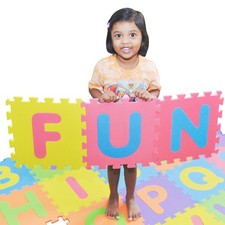 Pete'S Choice Safest Non Toxic Alphabet Puzzle Mat - Abc 0 To 9 Flooring Mat 36 picture
