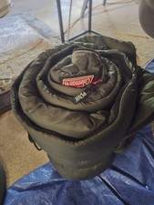 Coleman Olive Green Sleeping Bag – ZipPlow No-Snag Zipper (Great Condition) picture