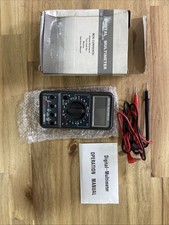 Vintage MEX ME5708 Digital Multimeter w/ Test Leads & Box  picture