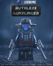 Lego Star Wars Custom Minifigure Baggles Studios Ruthless Gunslinger picture
