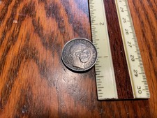 1892 One Korona Silver Coin Hungry Pre Owned picture
