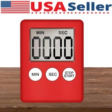 LCD Digital Kitchen Cooking Timer Count-Down Up Clock Loud Alarm Magnetic Lot picture
