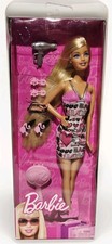 MATTEL BARBIE FAB LIFE DOLL PINK DRESS HAIR ACCESSORIES T3778 2009 NEW SEALED  picture