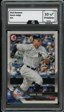2018 Bowman #24 Aaron Judge GRADED 10 GEM Mint Homerun Record Yankees picture