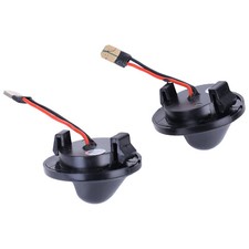 2x License Plate Light - LED White Waterproof Plug & Play PC for Ford F150 F250 picture