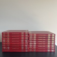 World Book Science Year Annual Supplements 1983 - 1998 Vintage 16 Books picture