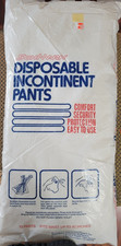 VTG 1980s SunMark Disposable Incontinent  Adult Diapers 10 Ct Fits Up To 40