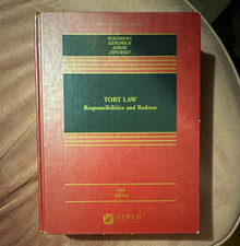 Aspen Publishing Tort Law: Responsibilities and Redress 5th Ed HC Aspen Casebook picture