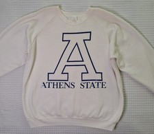 Vintage 1980s Athens State University College Pullover Sweater Size XL Sortswear picture