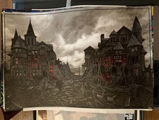 Attack Decay Sustain Release Daniel Danger - NIN Art Print - 26/80 picture