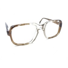 American Optical AO Safety Vintage C2200 Brown Clear Eyeglasses Frames 57-20 150 picture