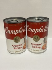 Campbell's Condensed Cream of Shrimp Soup 2 Cans 10.5 oz Exp Dec 2026 picture