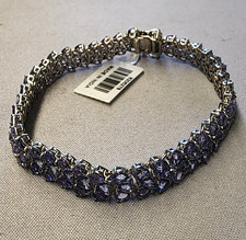 D'Joy Tanzanite 19 ctw Wisteria Blossom Bracelet 8