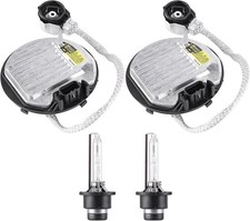 2PCS HID XENON BALLAST CONTROL MODULE W/ D4S BULB KIT FOR 2012-2015 LEXUS LX 570 picture