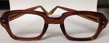 Vintage Retro BCG military surplus eyeglass frames 46-22 assembled picture
