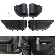 4Door Front & Rear Door Pocket Storage Box Organizer for Jeep Wrangler JL 2018+ picture