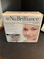 NuBrilliance Real Microdermabrasion At-Home Skin System 30212M Box Tips & Filter picture
