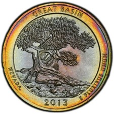 MS66 2013-S 25C Washington 